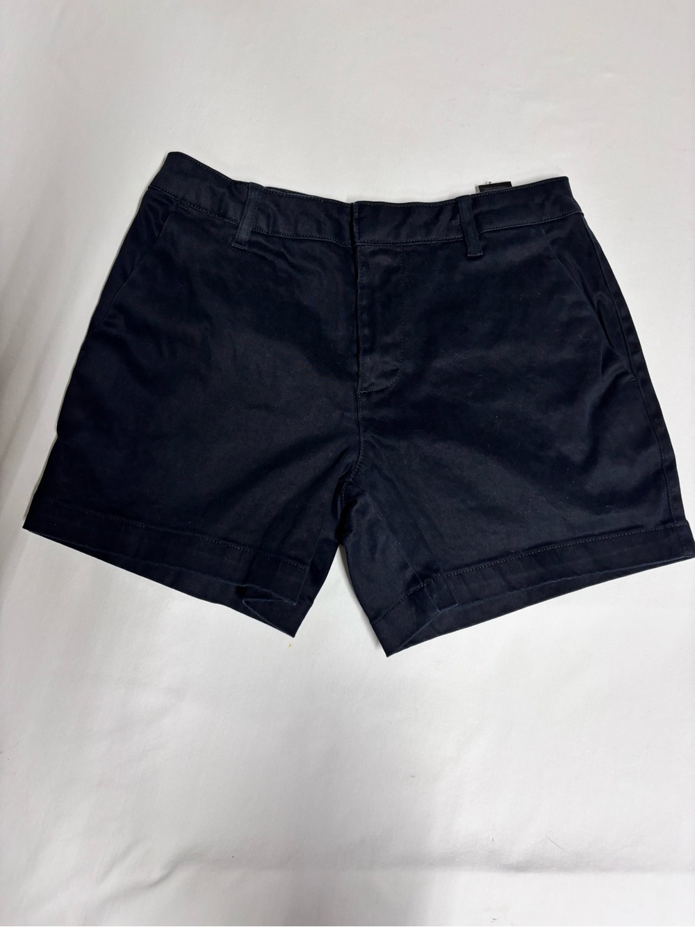 Banana Republic Women’s Size 6 Navy Tailored Chino Shorts Cotton Blend